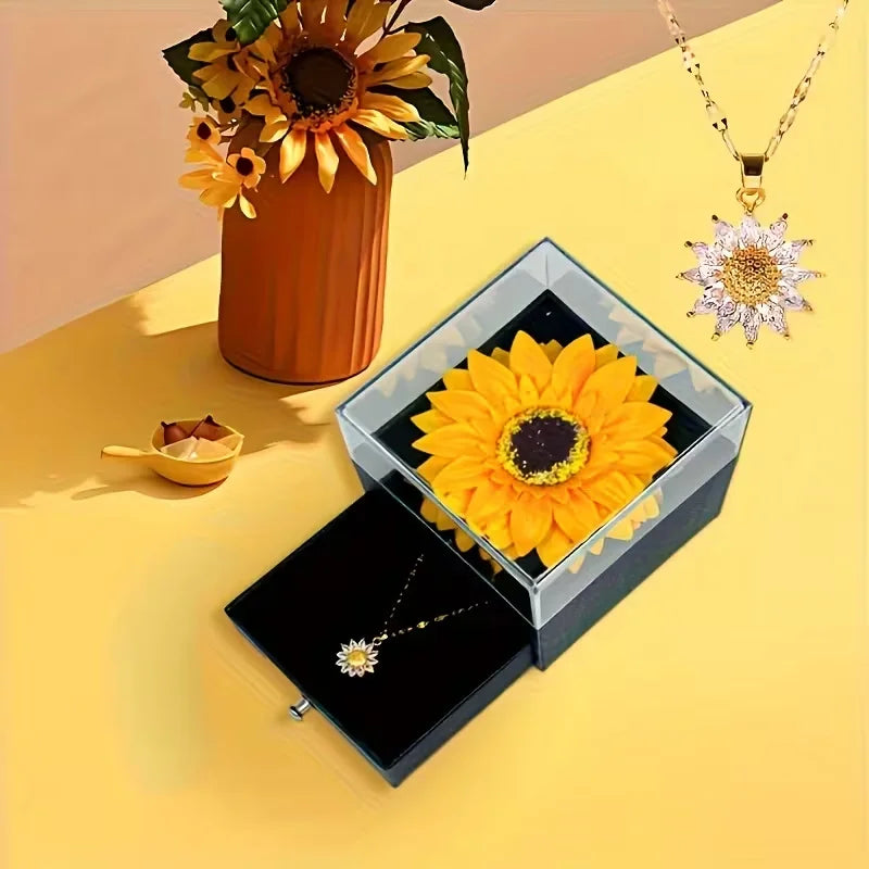 Sunflower Valentines Gift Box