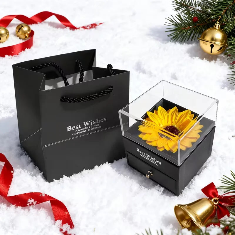 Sunflower Valentines Gift Box