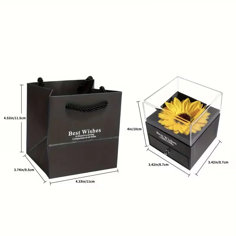 Sunflower Valentines Gift Box