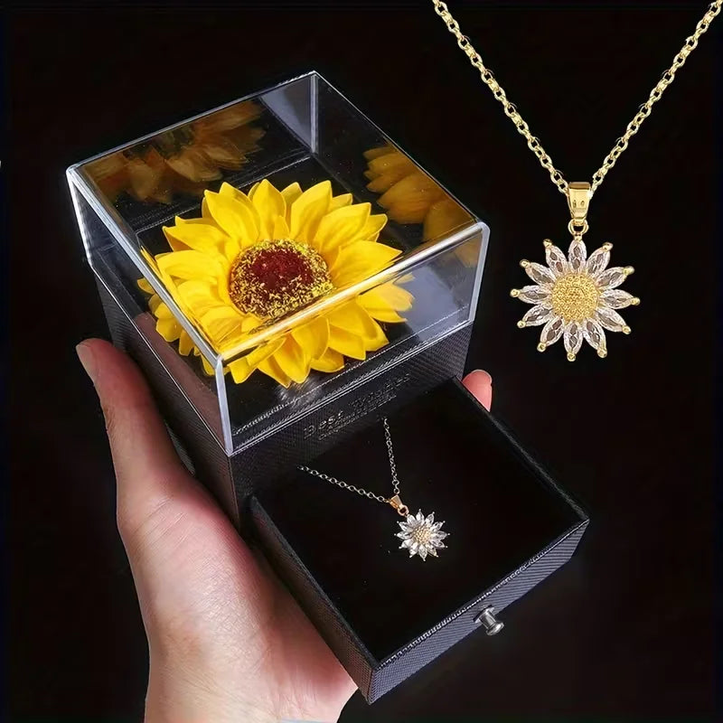 Sunflower Valentines Gift Box